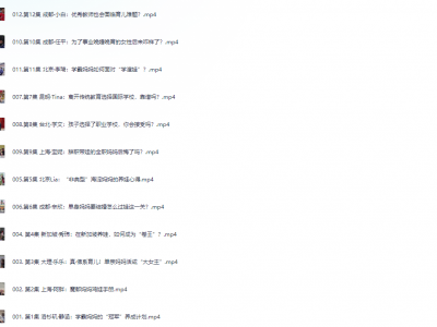 亲子教育纪录片《了不起的妈妈》12集-1080P-MP4【10GB】